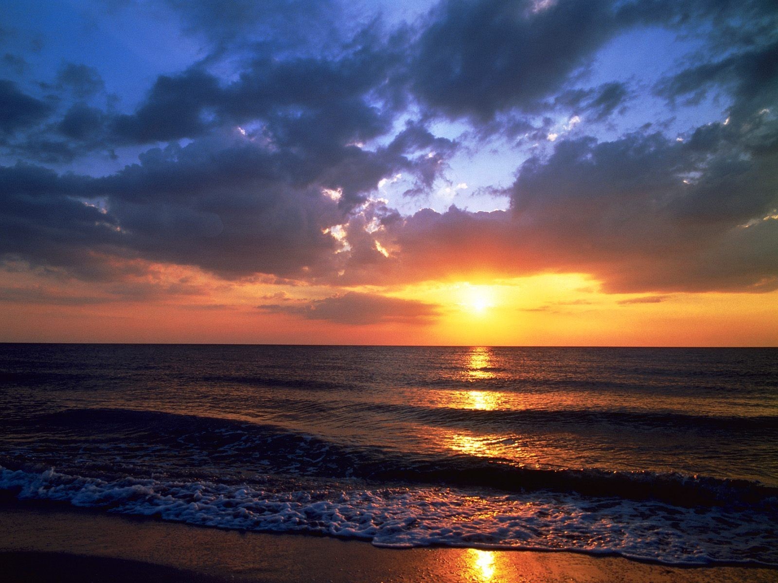 tramonto mare spiaggia