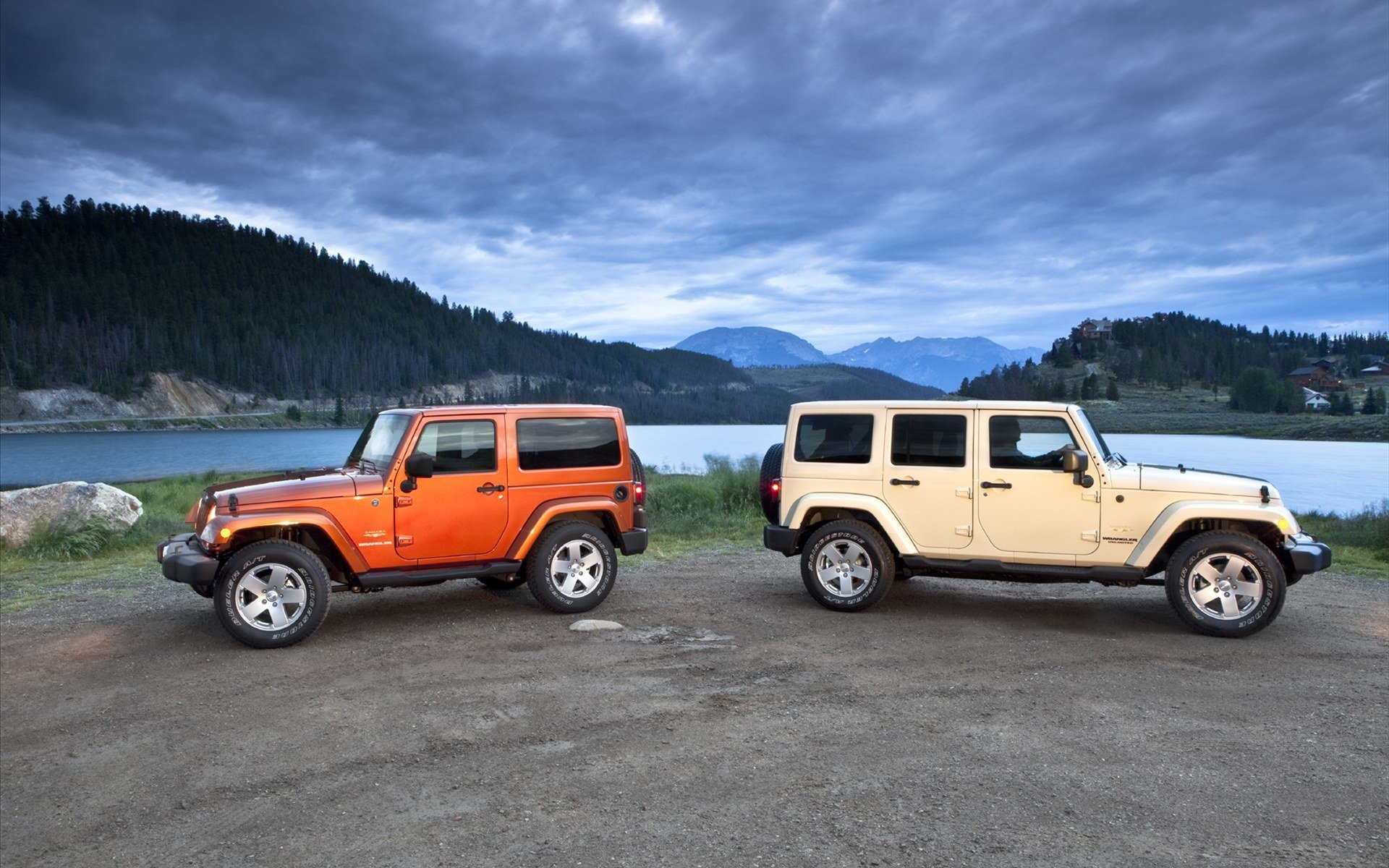 jeep-wrangler-2011 suv hermoso paisaje montañas nubes