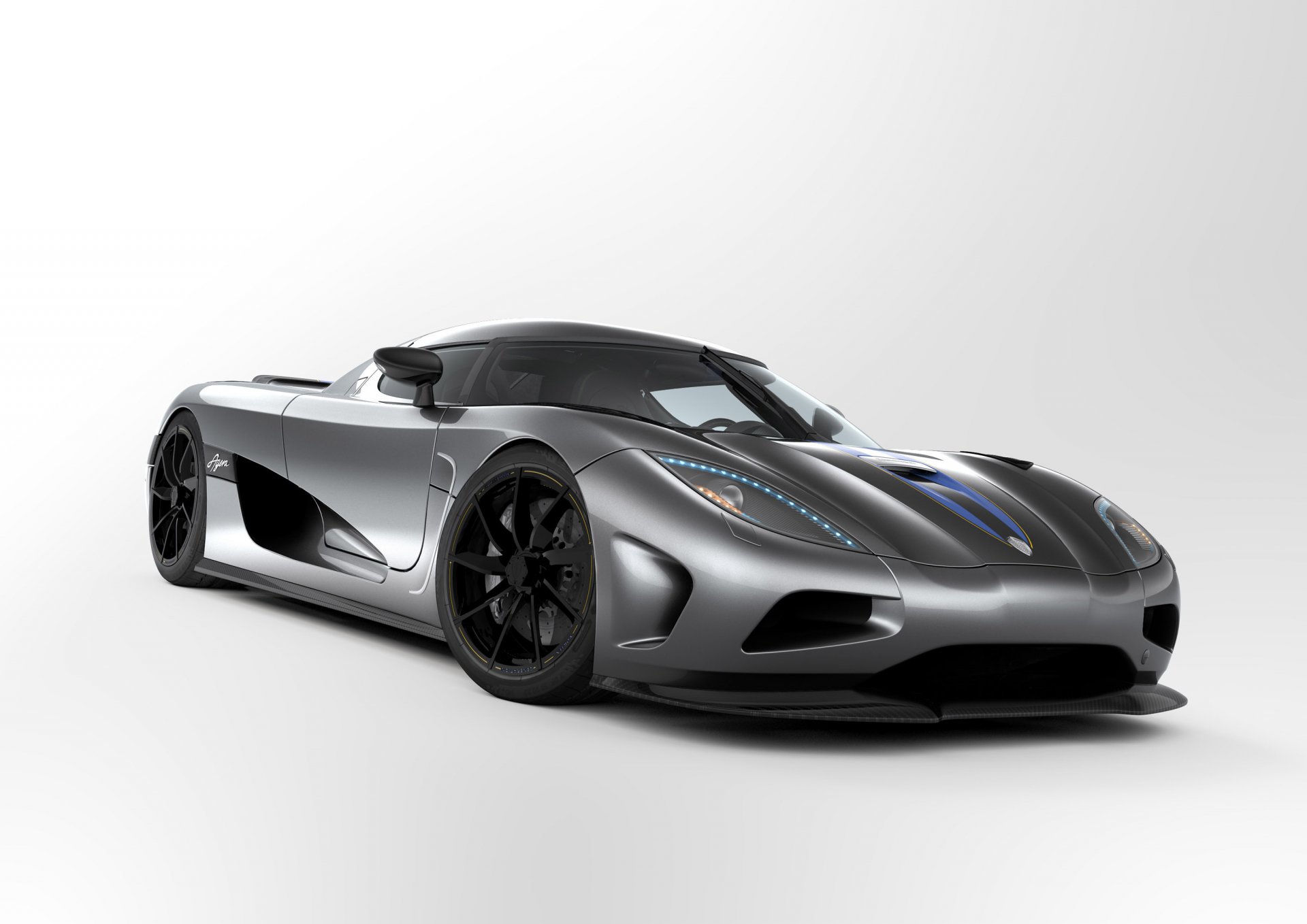 koenigsegg agera sportwagen grau