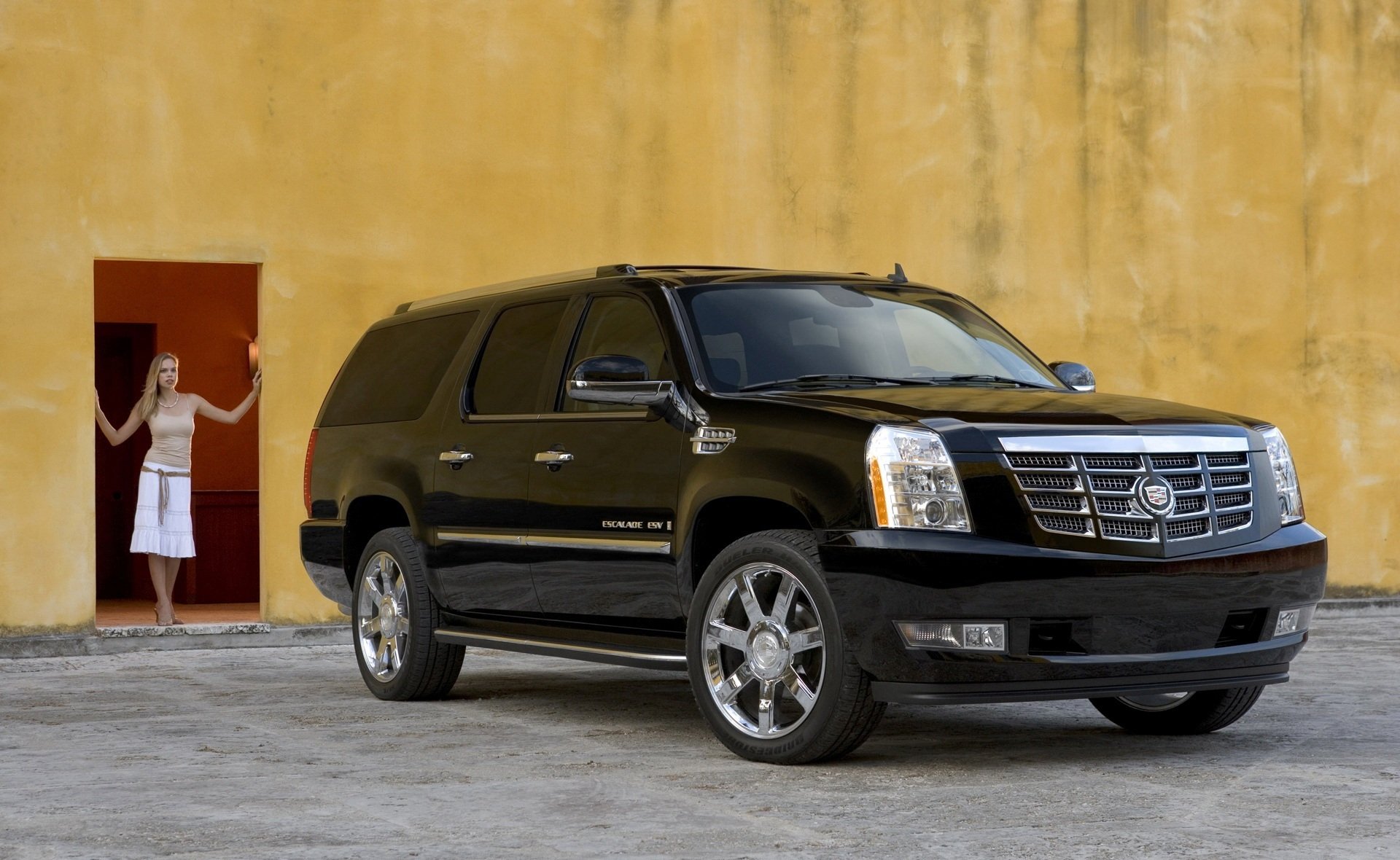 cadillac-escalade noir fille