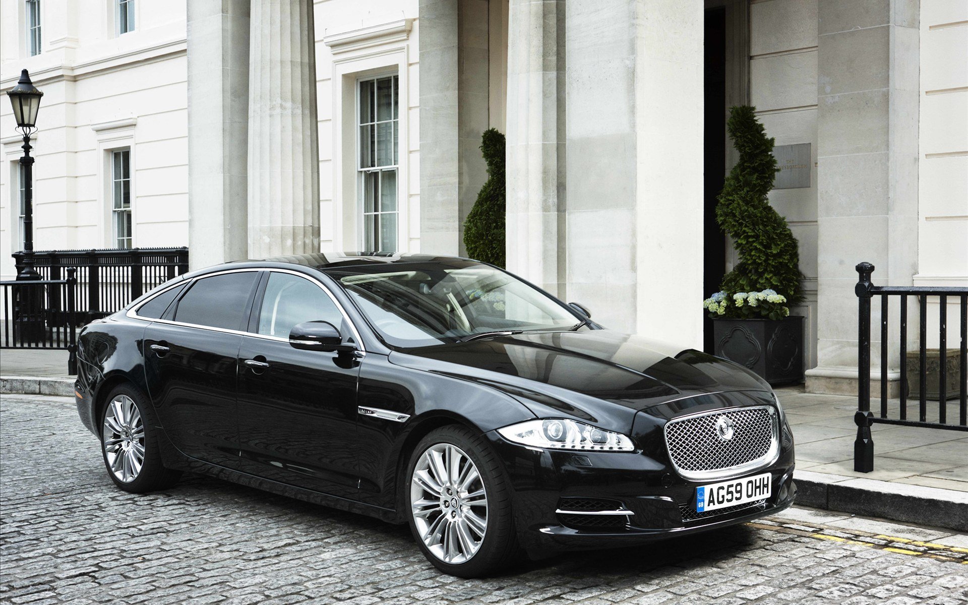 jaguar xj limousine 2011 straße jaguar