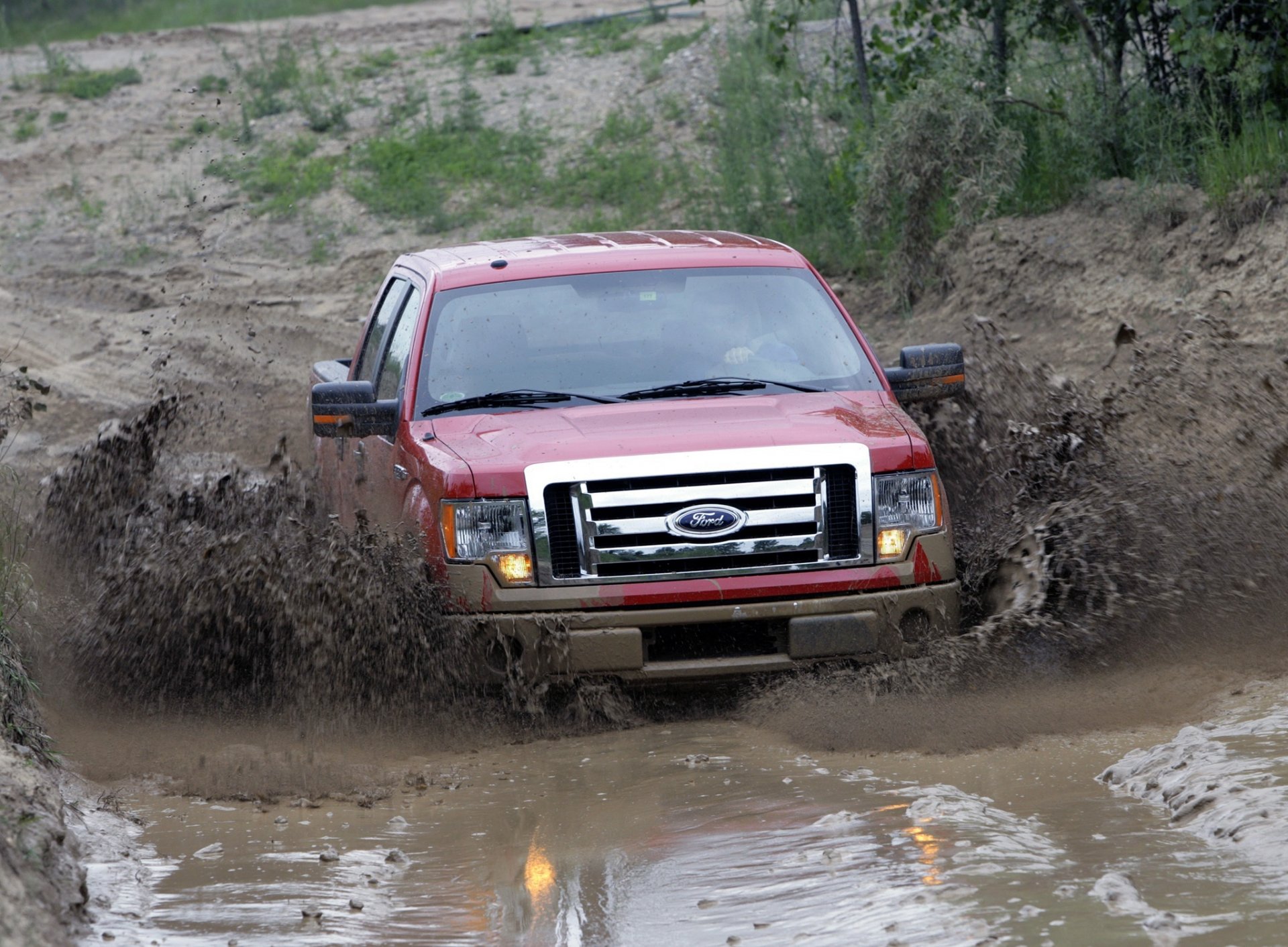 dirt ford pick-up