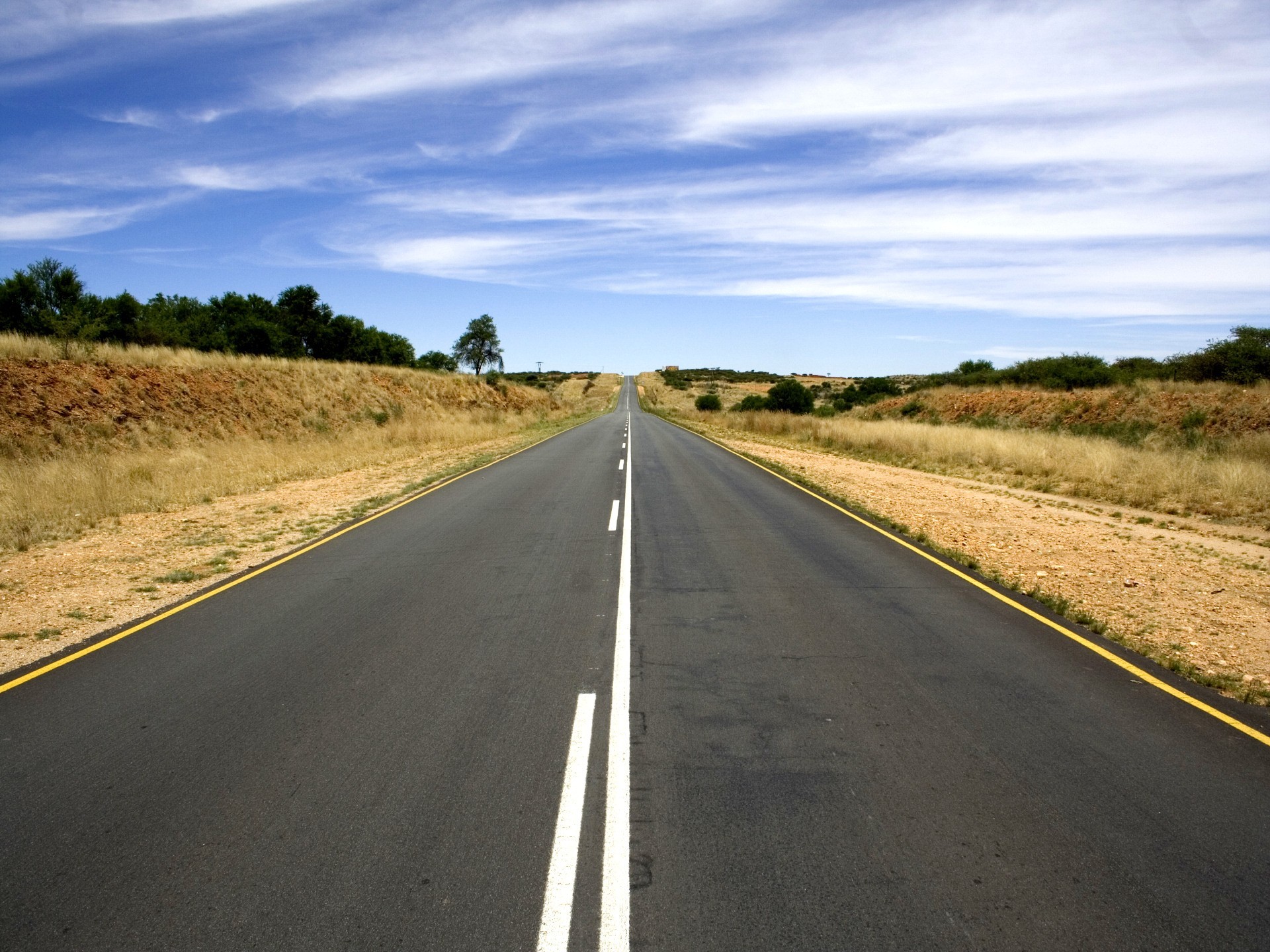 strada segnaletica orizzonte