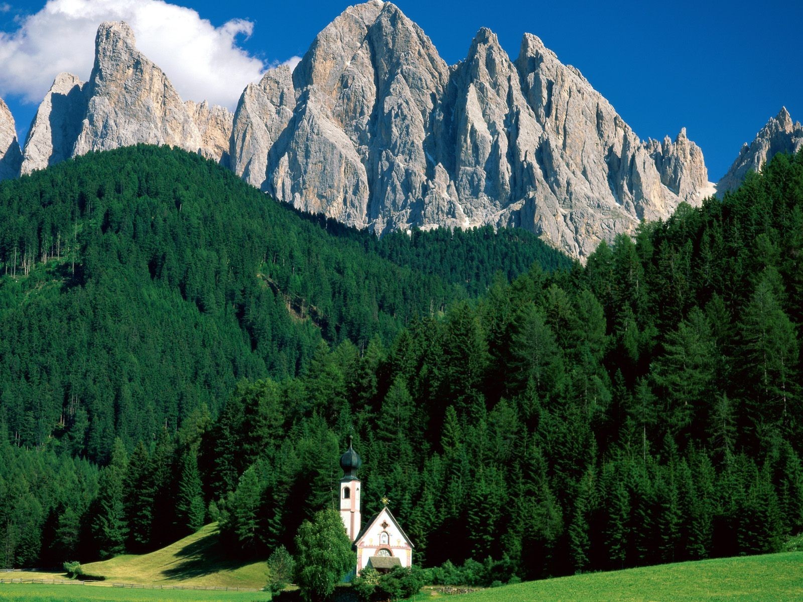 kapelle gipfel wald berge