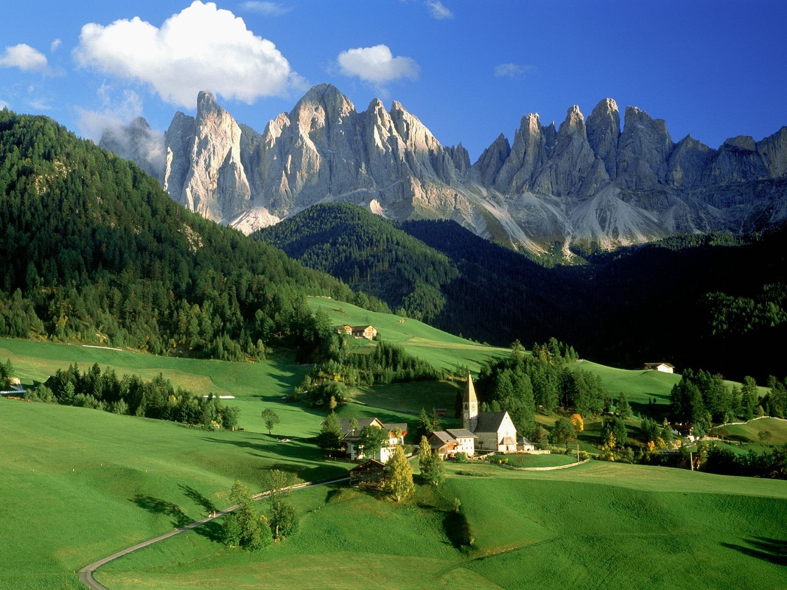 italien alpen dorf