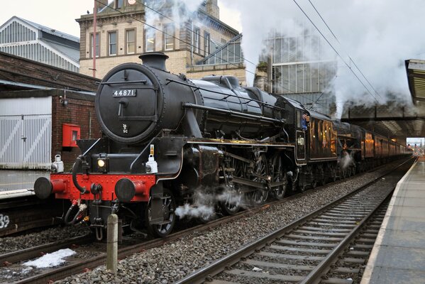 Reconstruction of an old abandoned steam locomotive