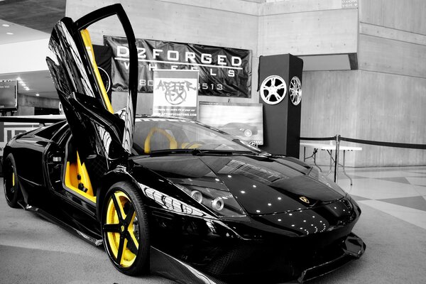 Lamborghini murkielago with vertical doors