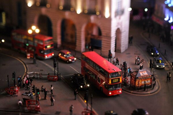 Miniature du transport de Londres en miniature