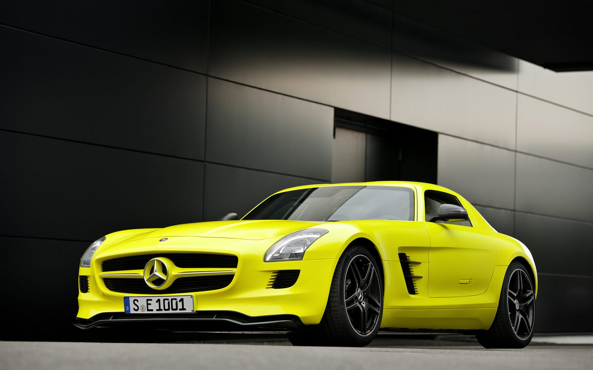 mercedes benz sls e-celle 1920x1200 autos