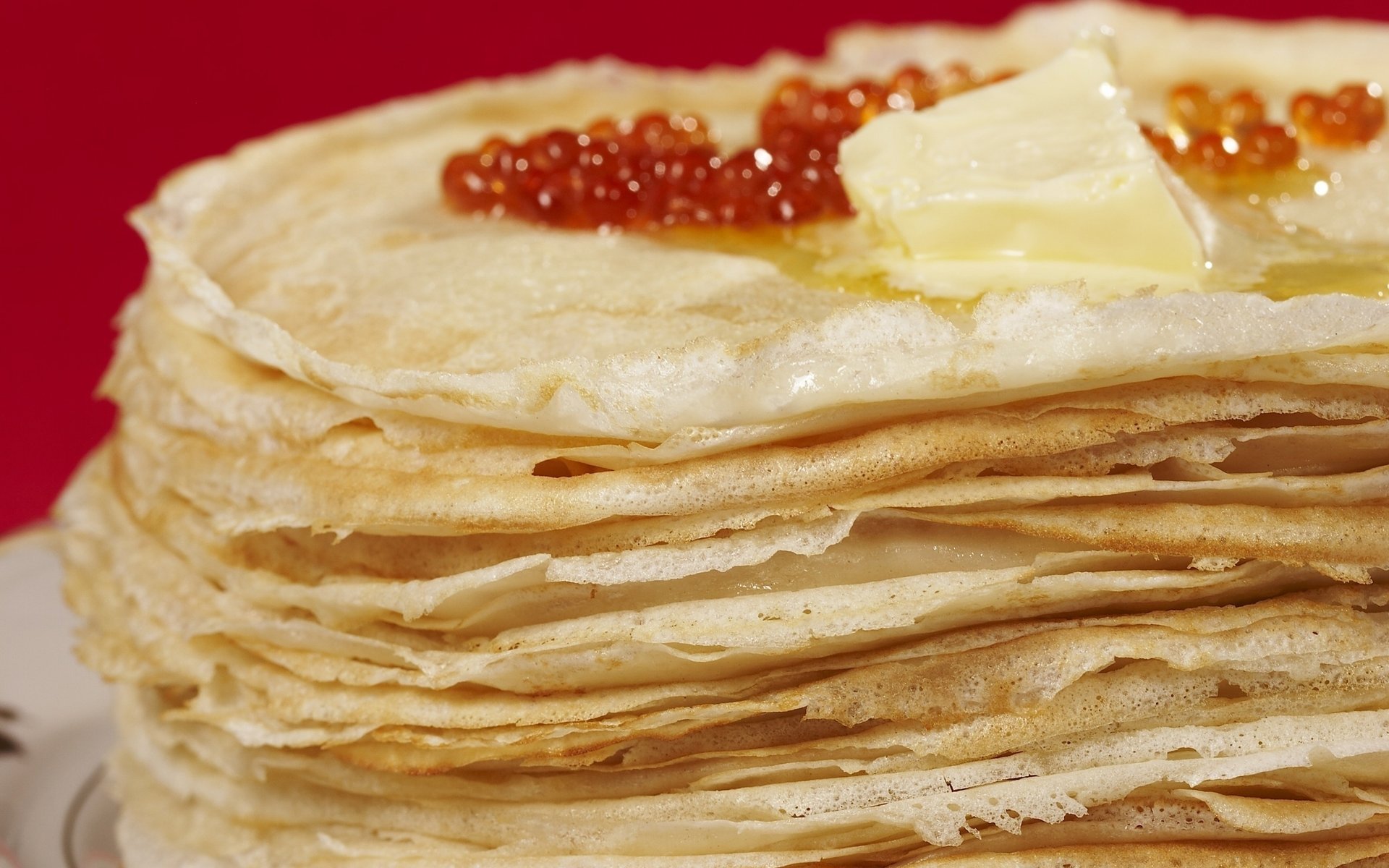 crêpes rouge caviar