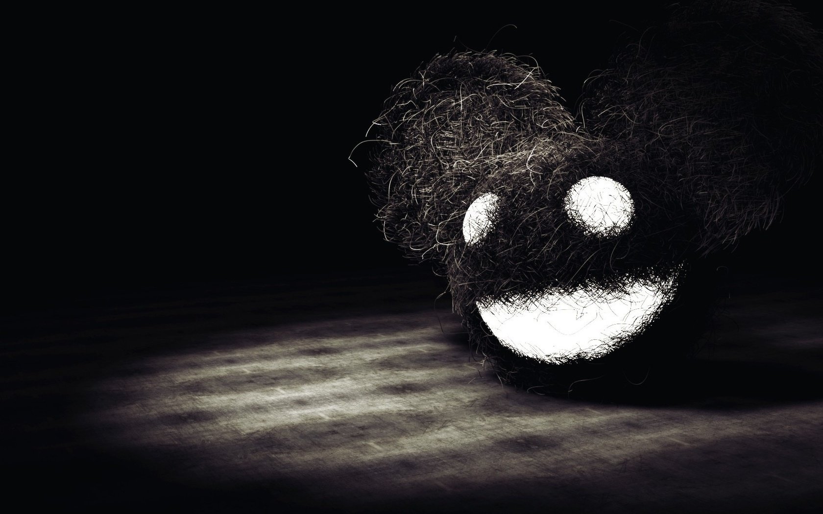 голова мыши deadmau5 head black and white