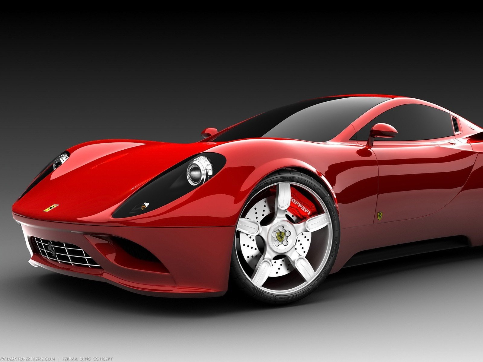 super car corse rosso