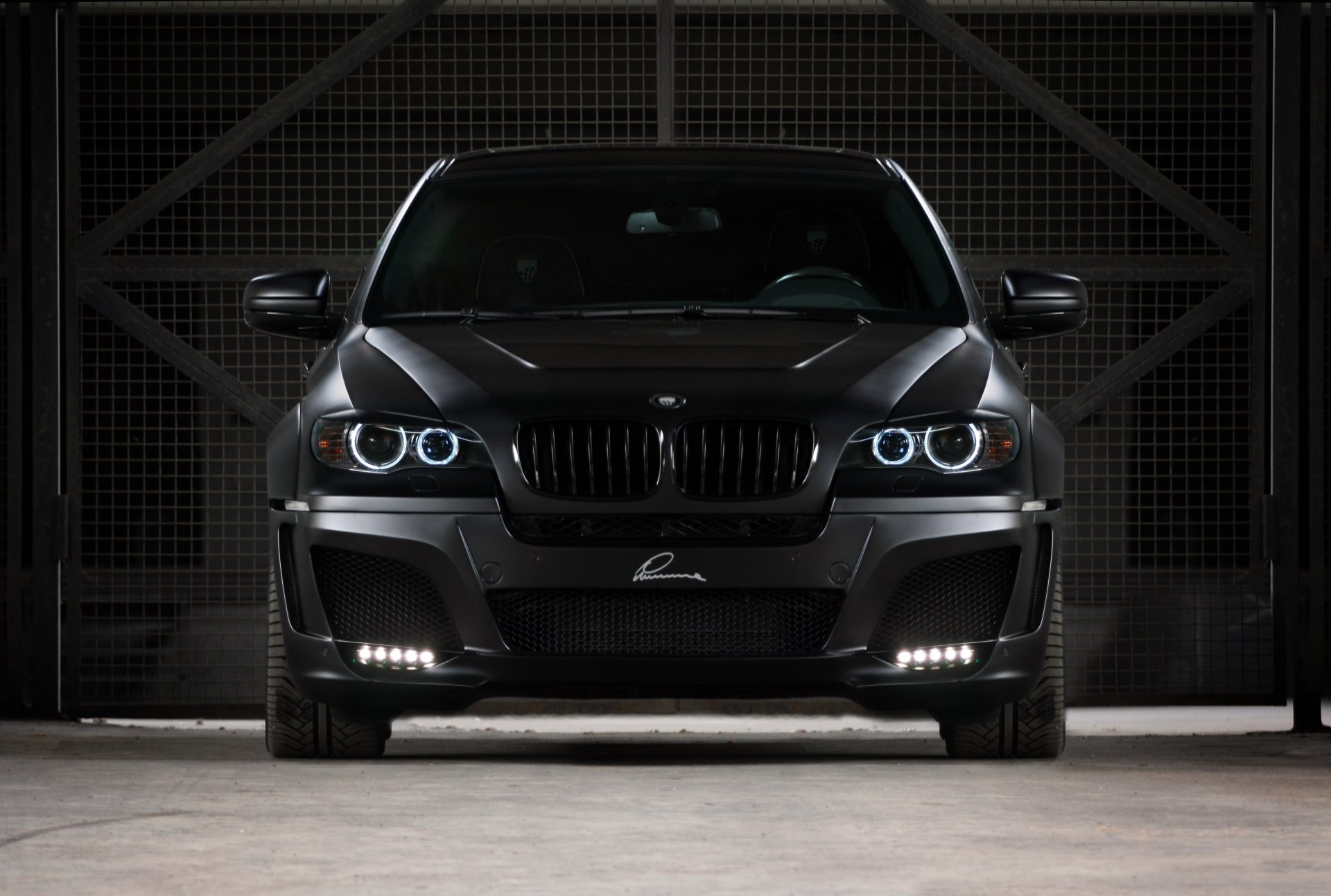 bmw x6 faros negro