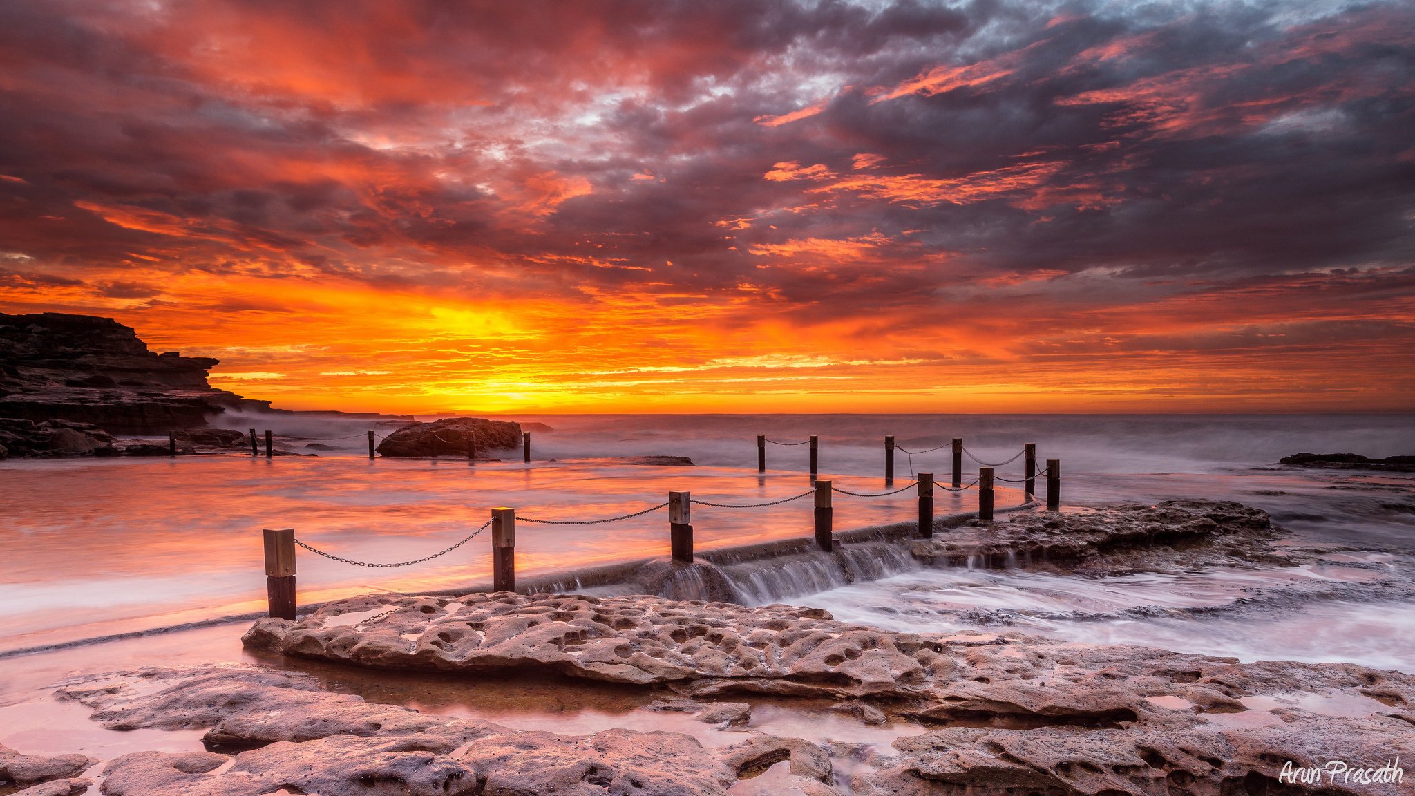 unset stones the sky pierce sea