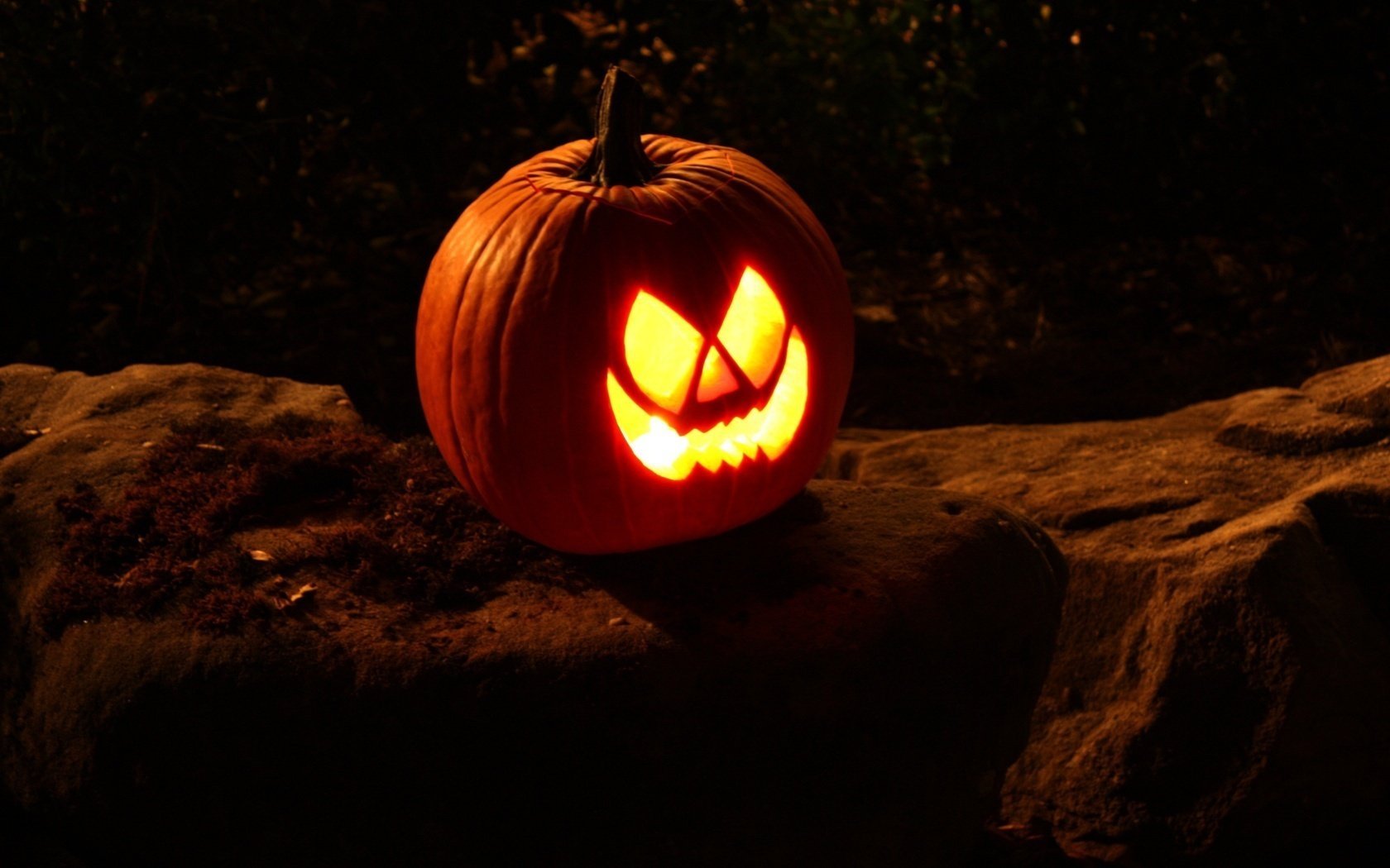 halloween dynia wakacje halloween świece noc kamienie