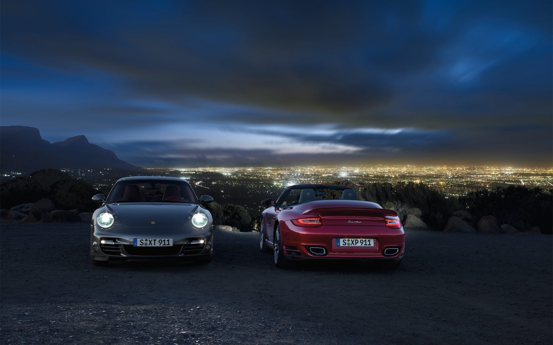 porsche porsche porsche dark 911 carrera city night