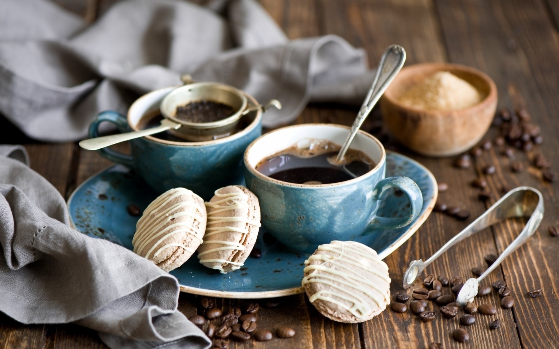 kaffee getreide löffel kekse tisch tasse