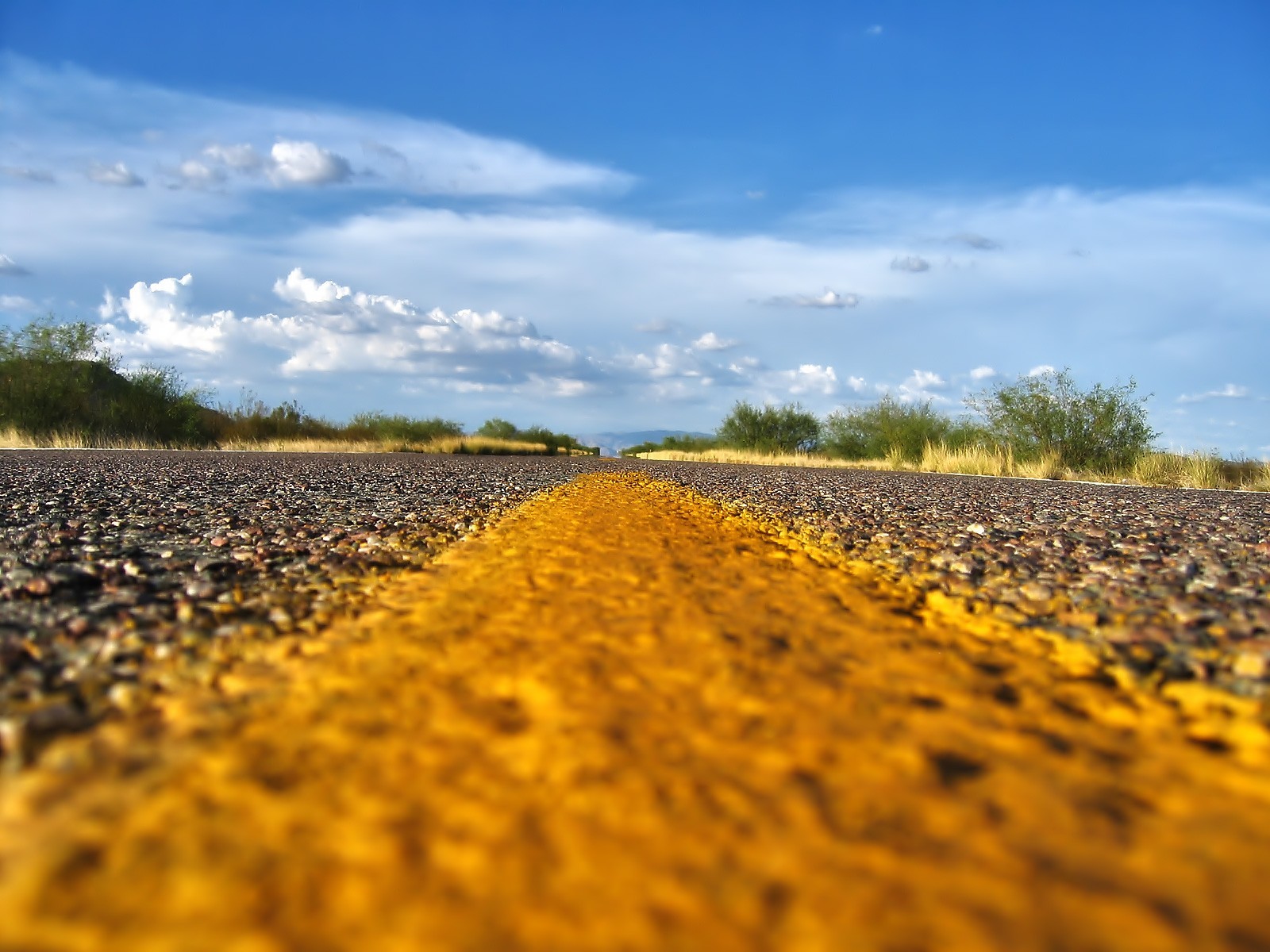 route marquage horizon jonché