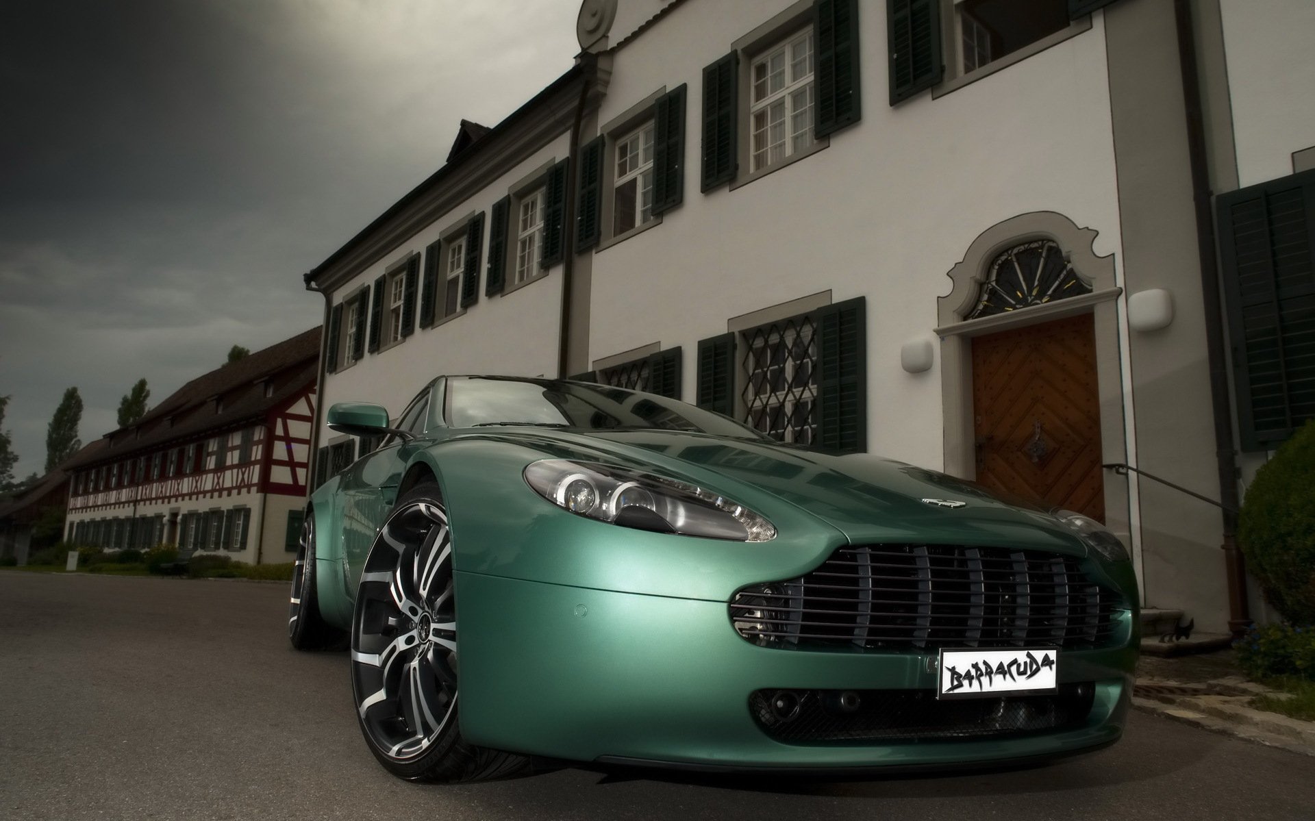 aston martin vantage front angle