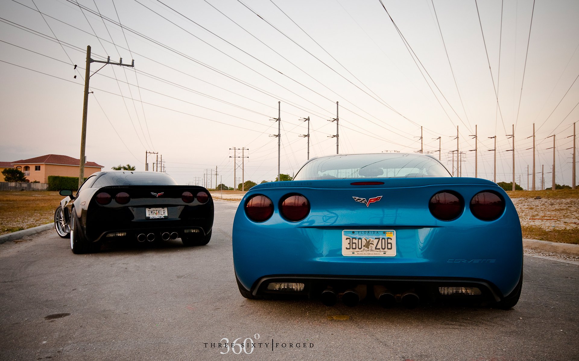 chevrolet corvette black blue