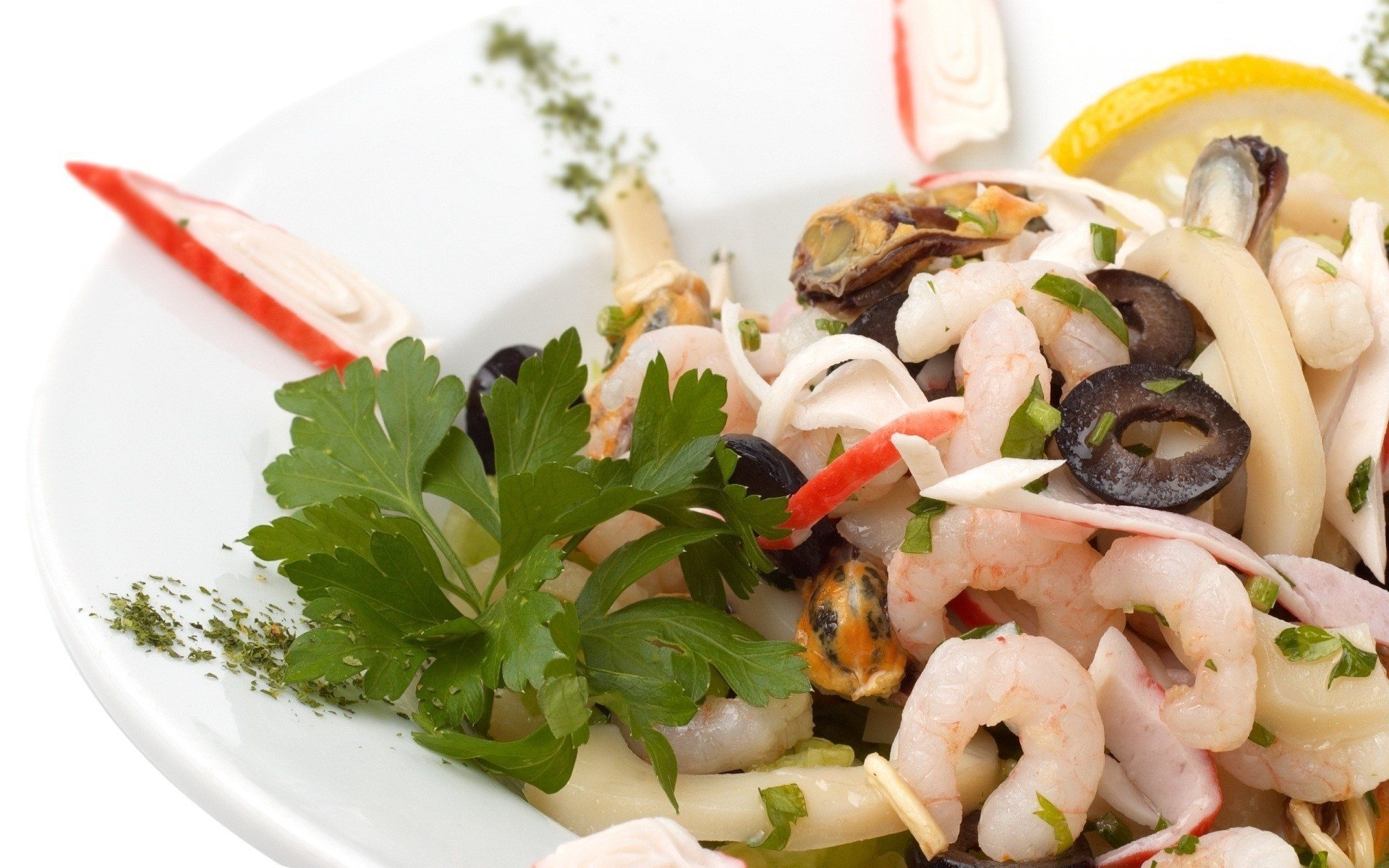 from seafood salad