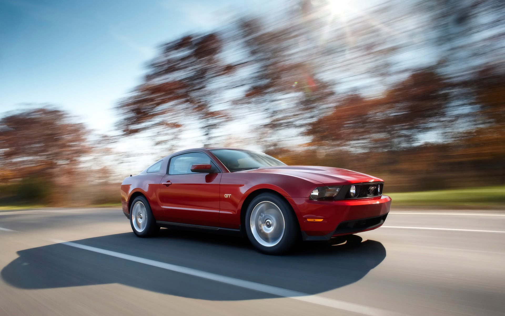 ford mustang road