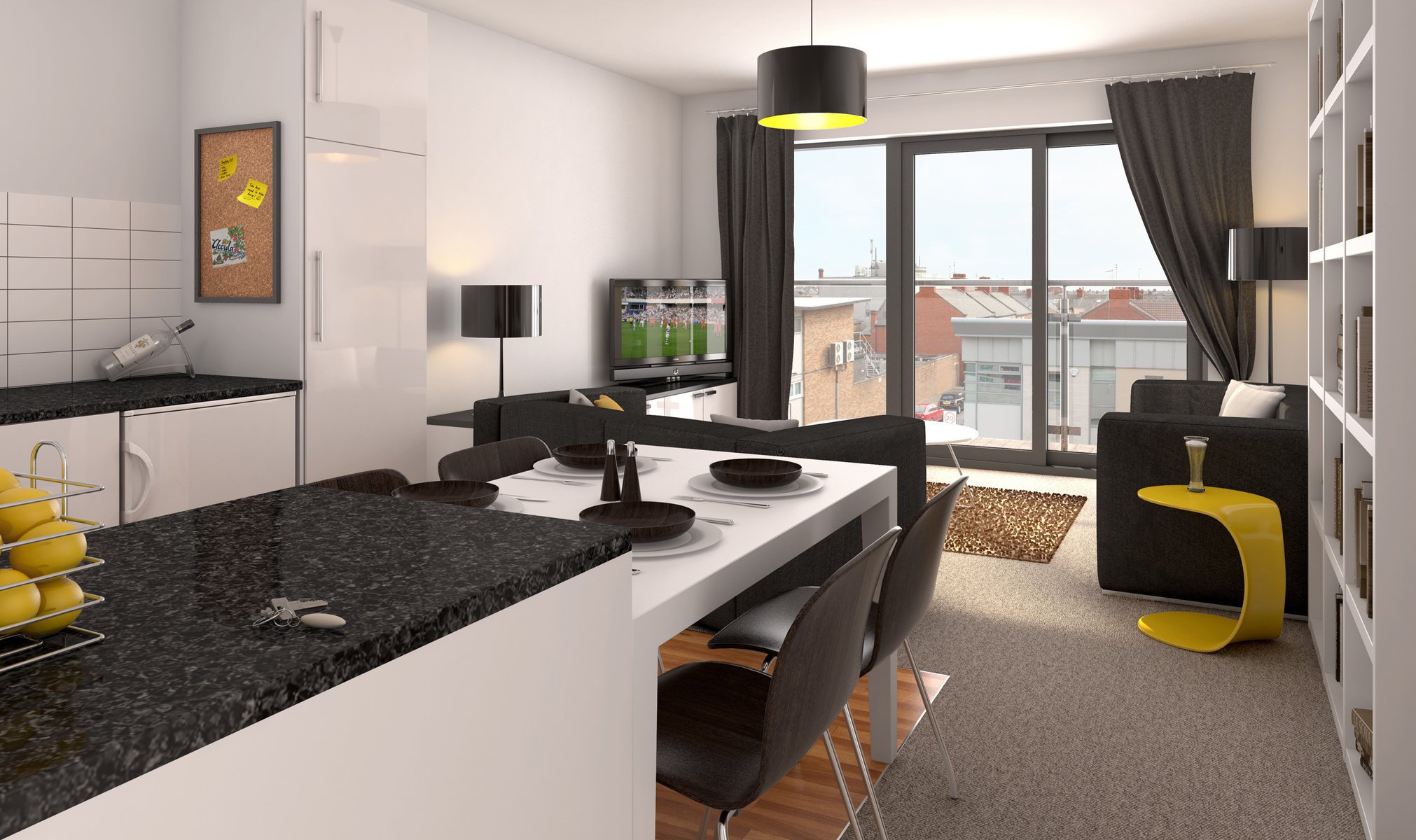 apartamento estilo diseño hogar interior