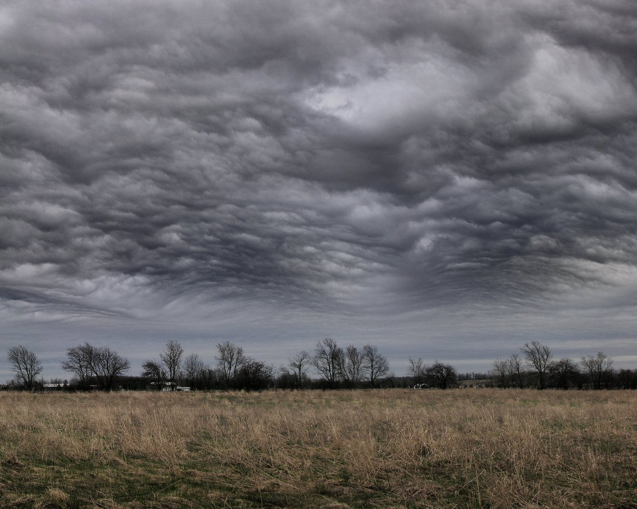 wolken sturm feld