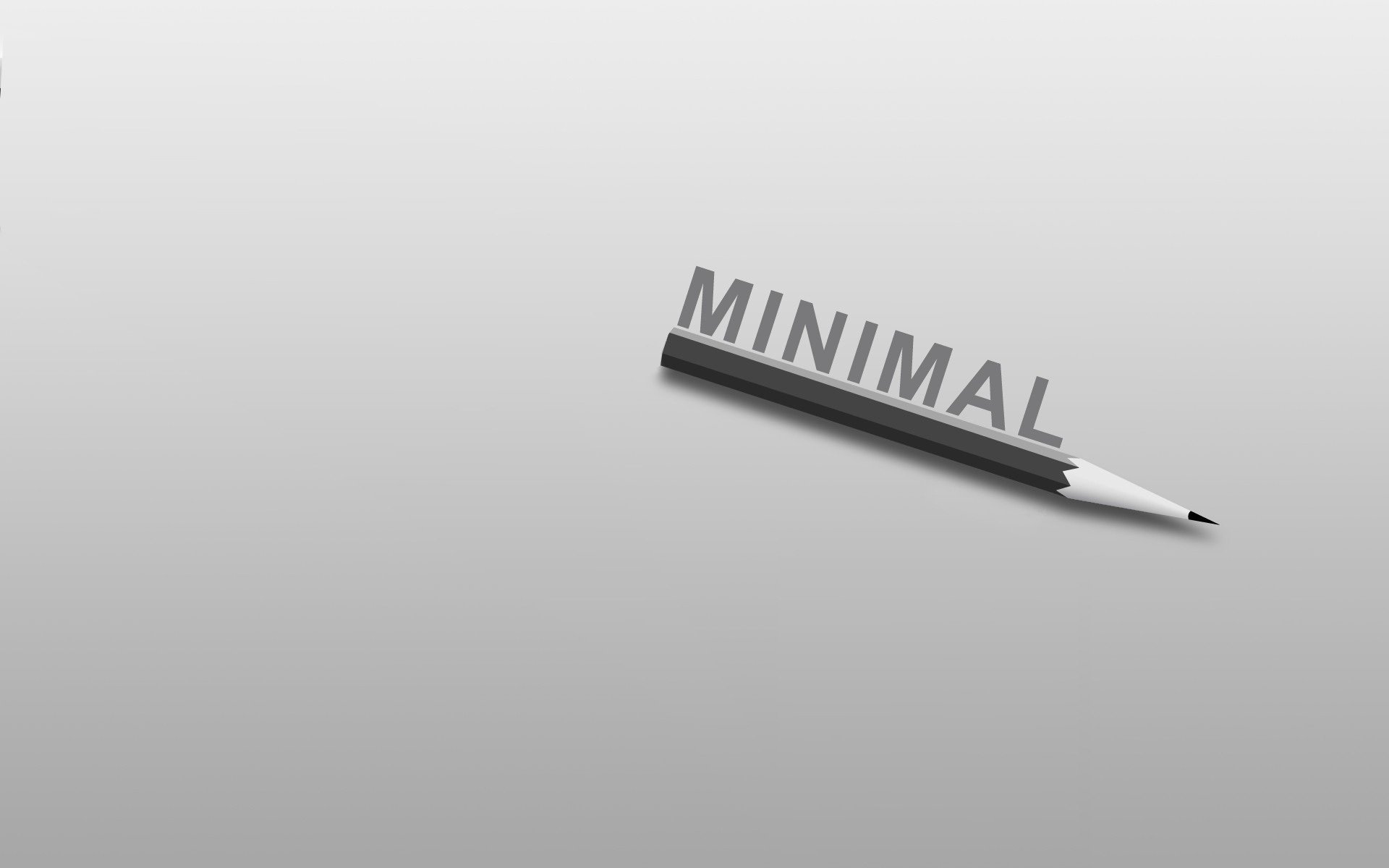 pencil minimalism lettering palabra lápiz escritura minimalismo