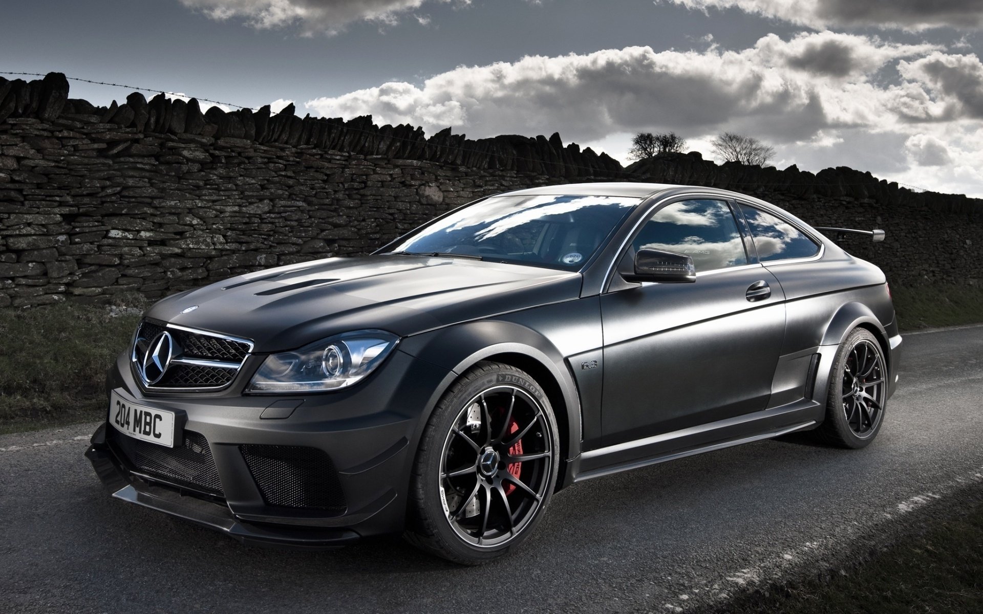 mercedes amg black series coupé mercedes-benz c63 coupé noir amg