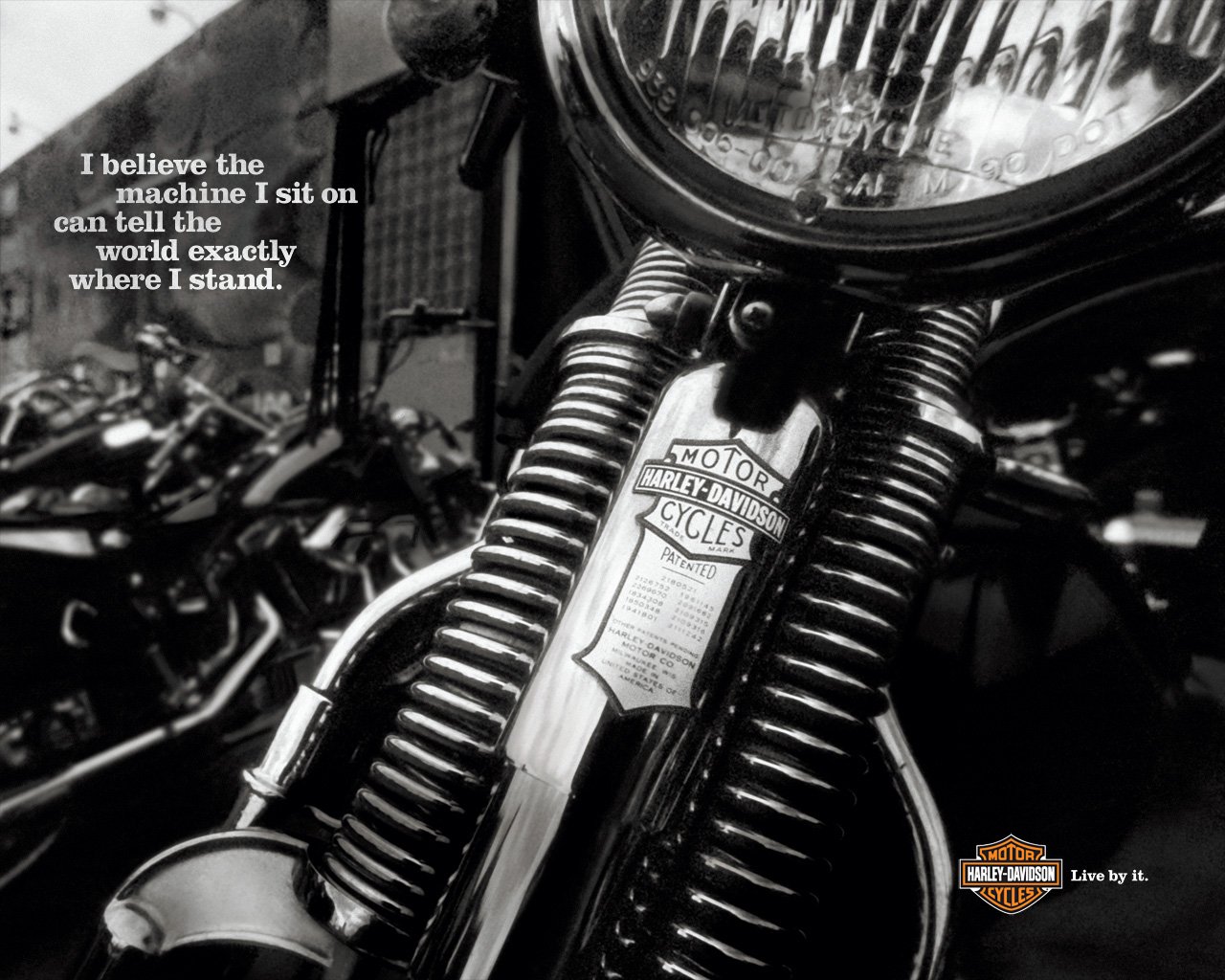 harley davidson moto blanco y negro