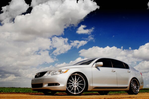 Lexus white with wheels, a gorgeous car