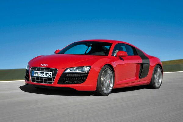 Red Audi Understated Sports