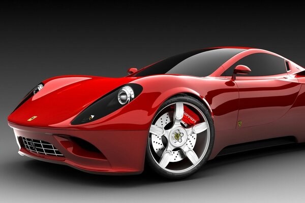 Roter Ferrari Sportwagen