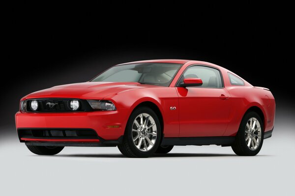 FORD MUSTANG gt 5. 0 ROUGE 2011