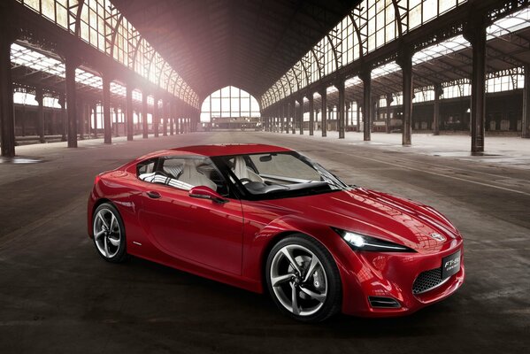 Toyota ft-86 coche rojo