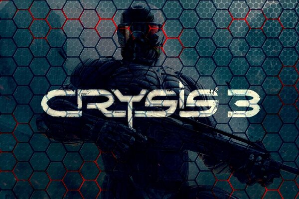 Żołnierz z karabinem maszynowym na wygaszaczu ekranu do crysis 3