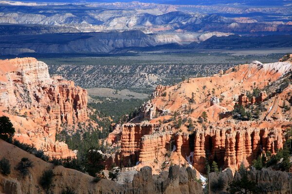 Photo d un Canyon aux États-Unis. Colorado