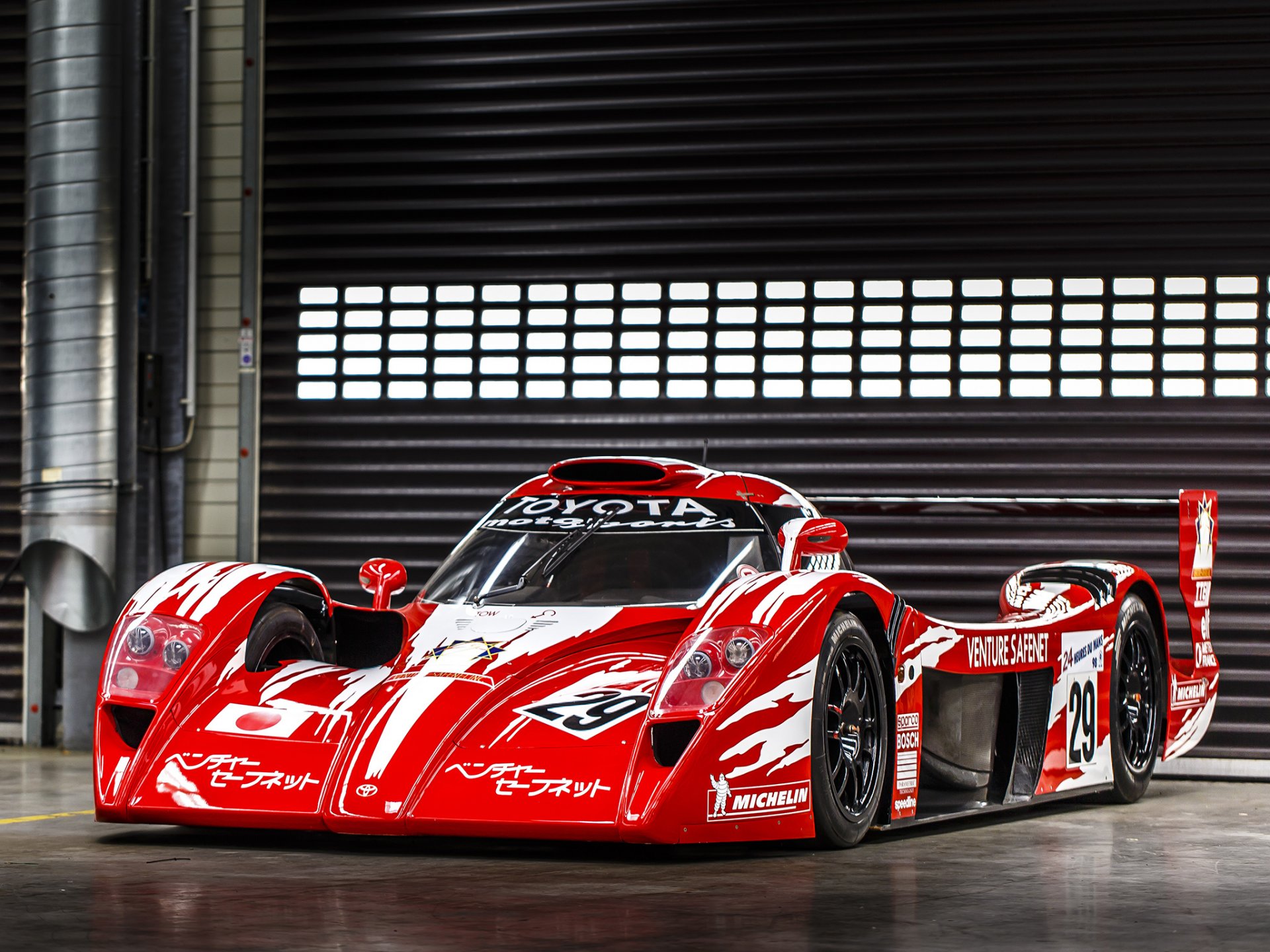 toyota gt one race version 1998 racing car toyota red