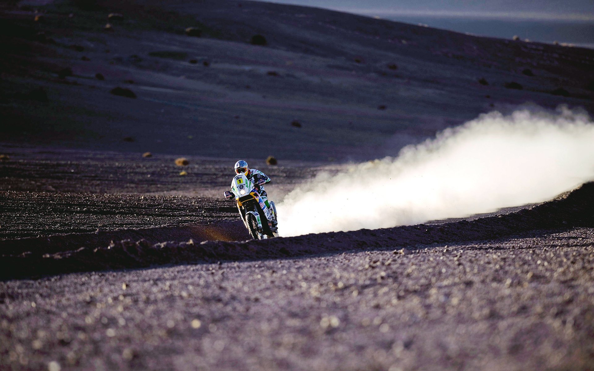 sport moto racing deserto strada carta da parati moto deserto polvere dakar corsa moto dakar