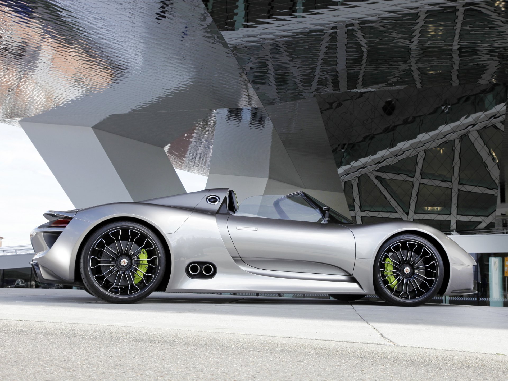 porsche spyder concept porsche side view wheels rims brake