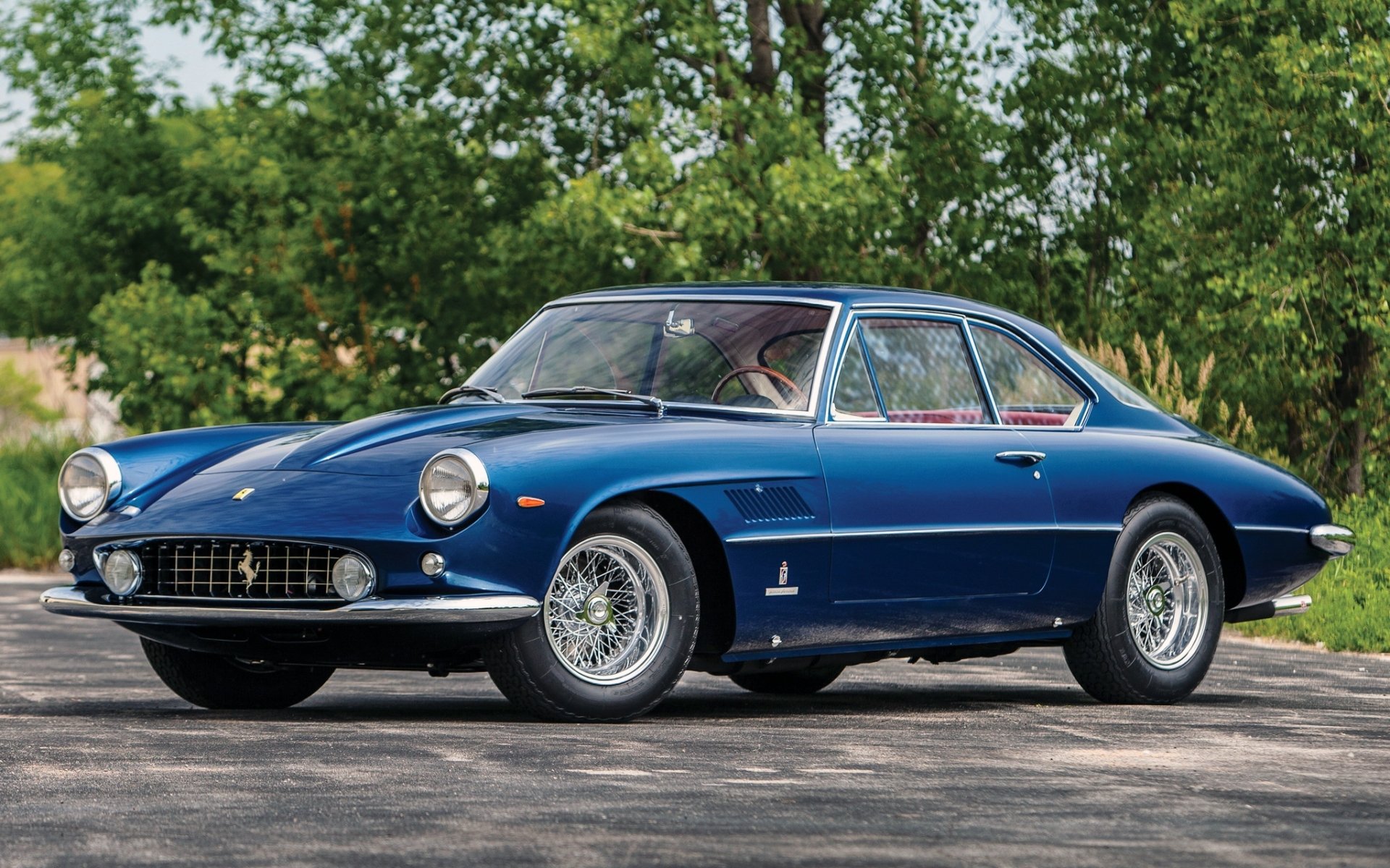 ferrari superamerica coupé aerodinamico 1961 ferrari bleu avant