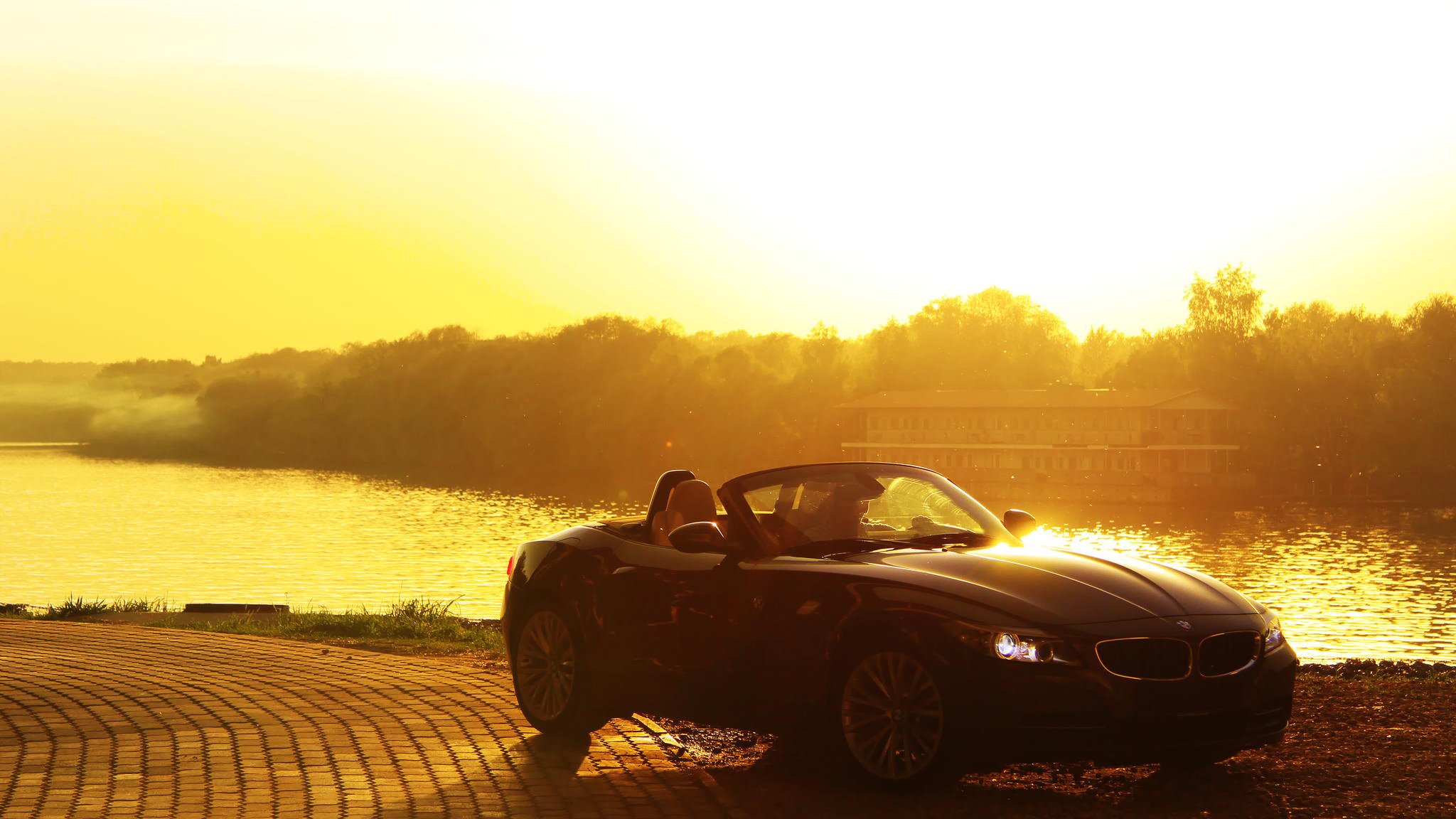 bmw cabrio sonne sommer