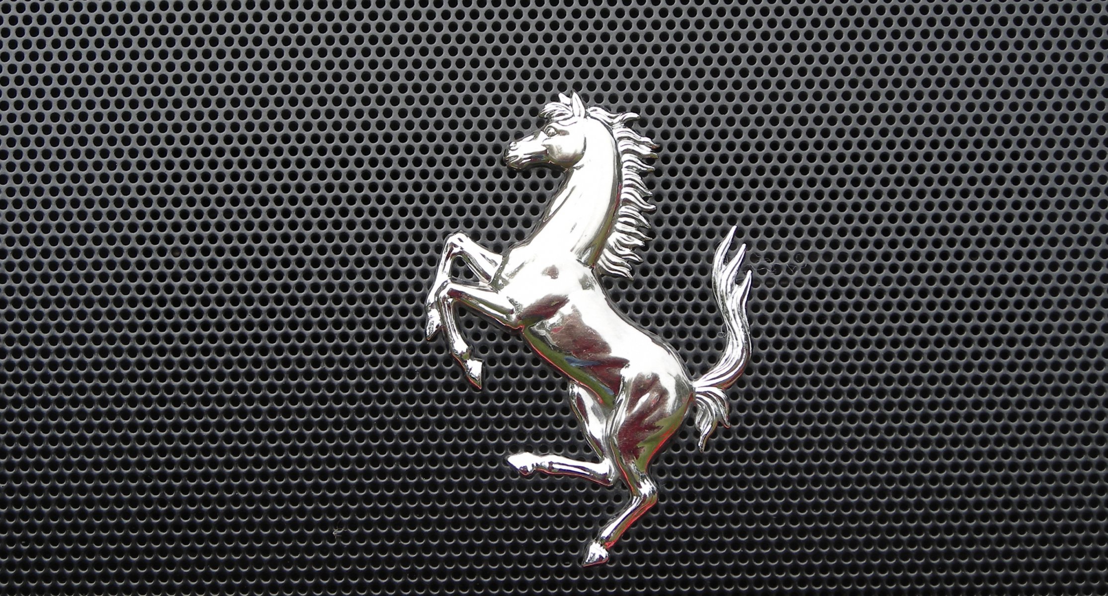 grille emblème métal cheval 2014