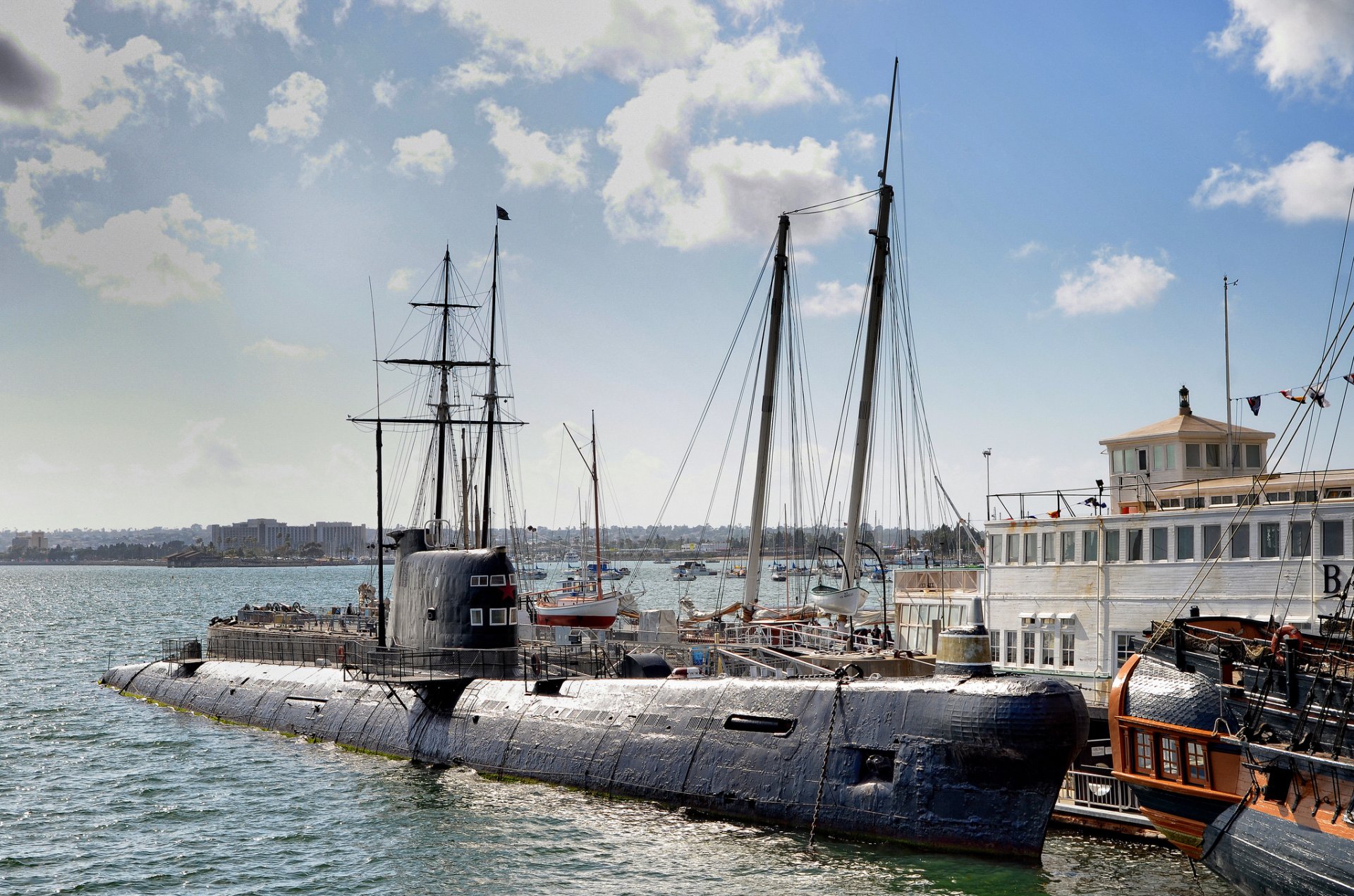 museo marítimo san diego california bahía de san diego museo submarino b-39 muelle yates