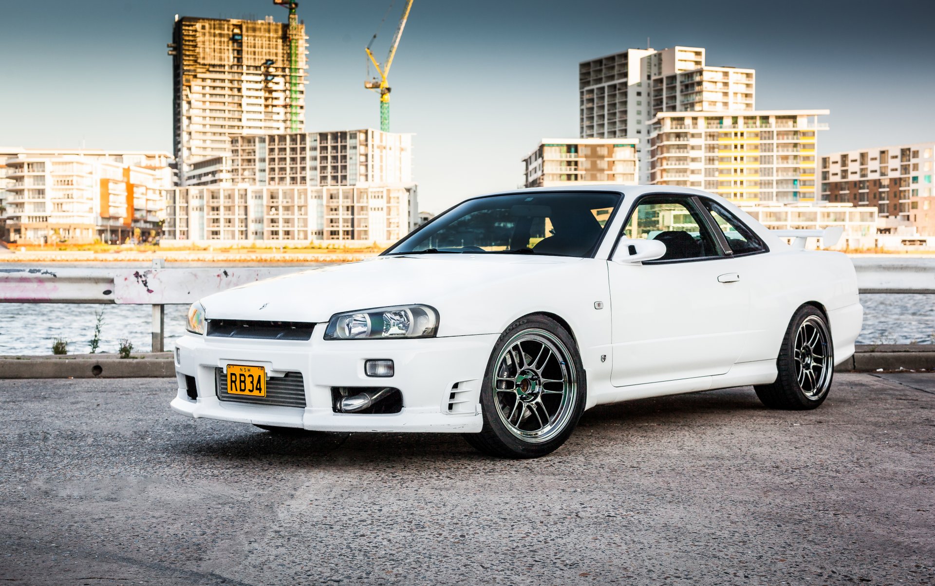 nissan горизонта gt-r белый r34