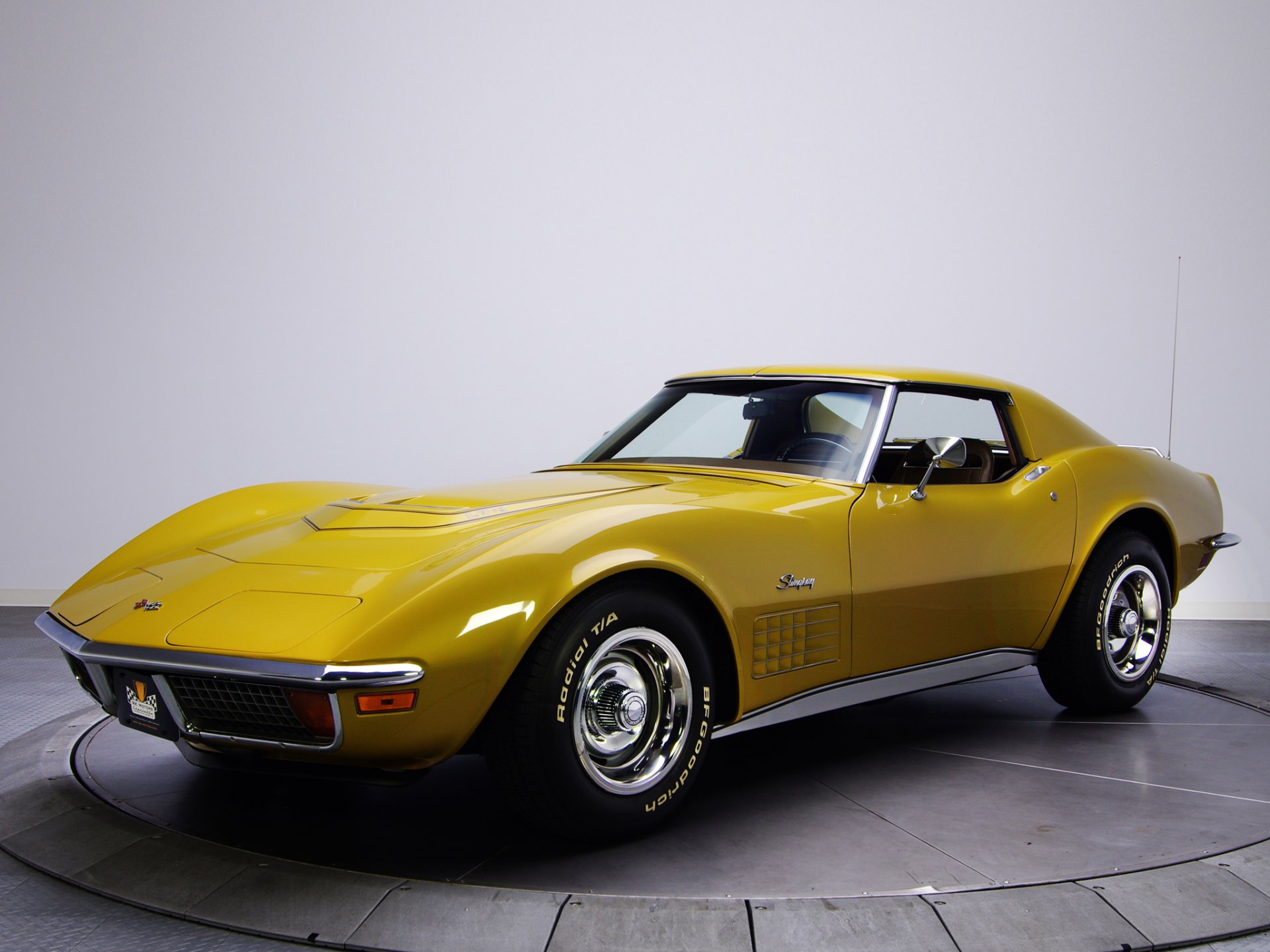 chevrolet corvette stingray c3 auto carta da parati classico