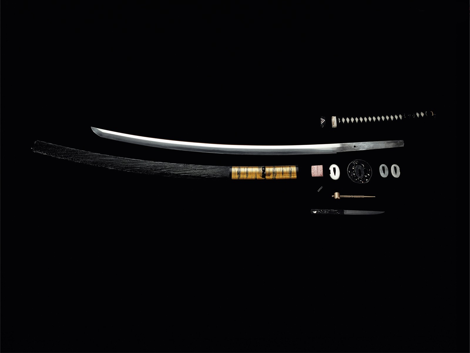 katana épée arme noir