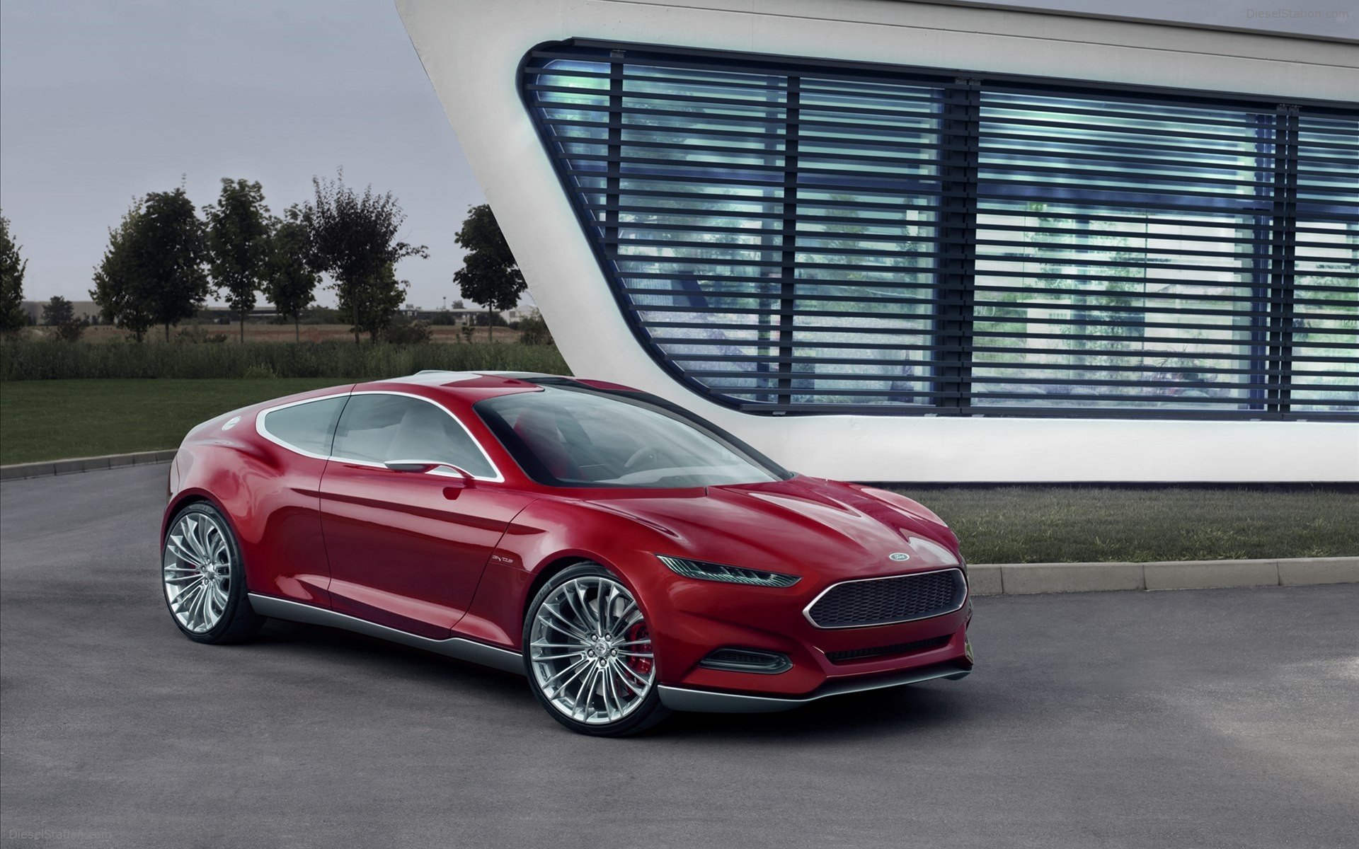 ford evos concepto rojo