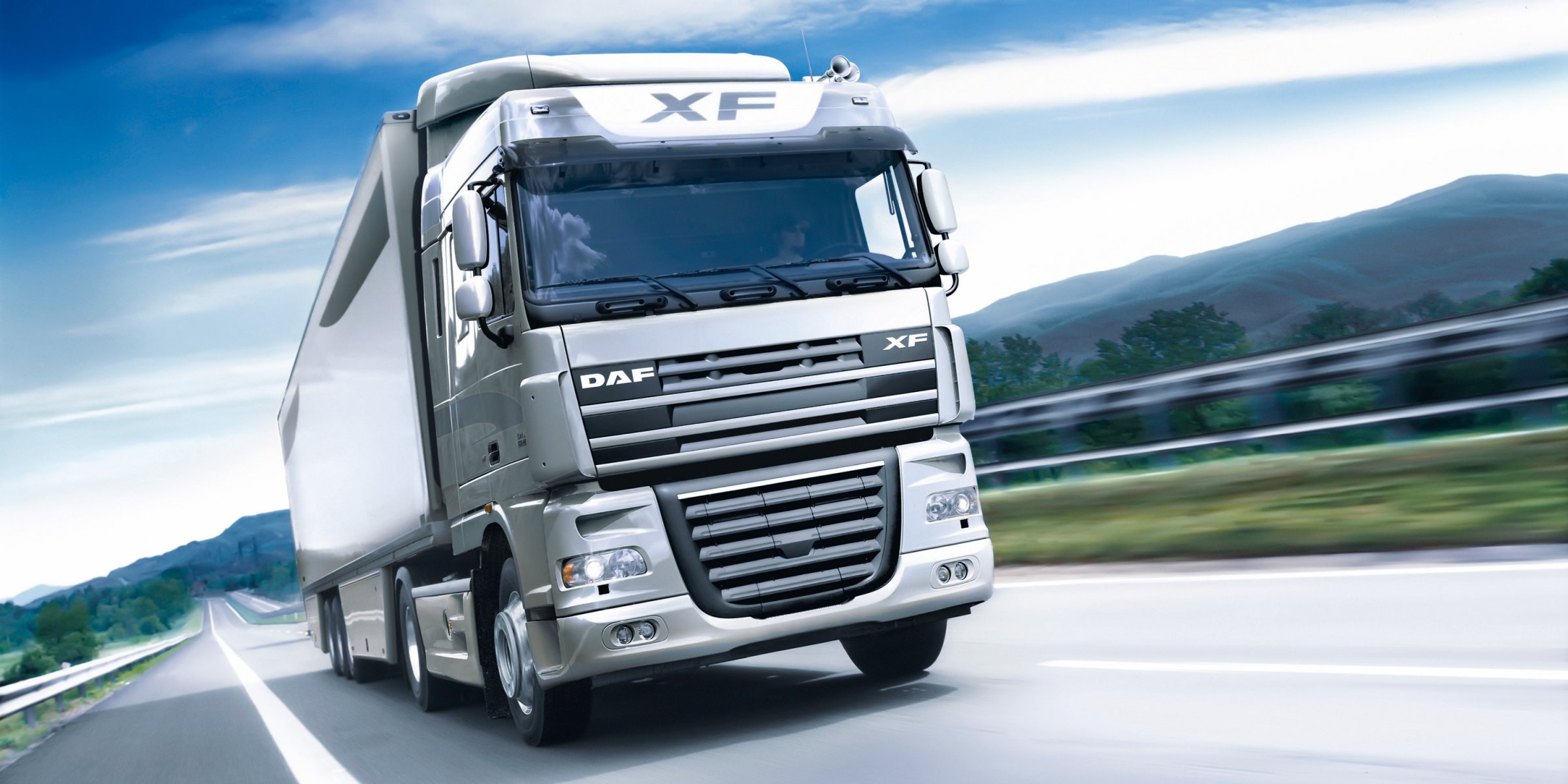 daf xf105 road truck wallpaper daf xf105